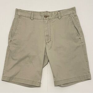 Vineyard Vines Men's Club Chino Flat Front Khaki Tan Shorts Size 30